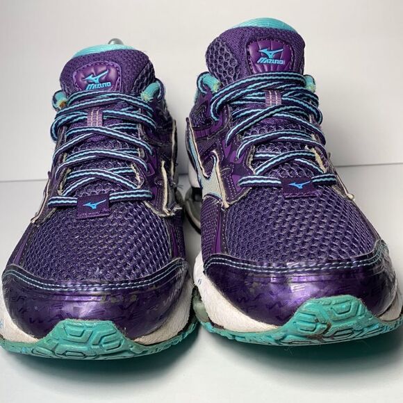 Mizuno Women's Wave Viper Mullberry/blue Size 8 - Picture 3 of 8